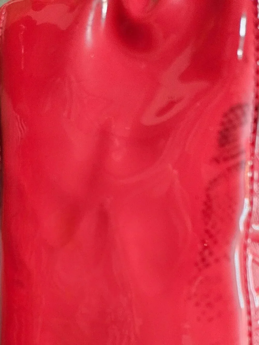 Armani Exchange Pink Embossed Logo Patent Leather Tote Bag Zip Top A|X